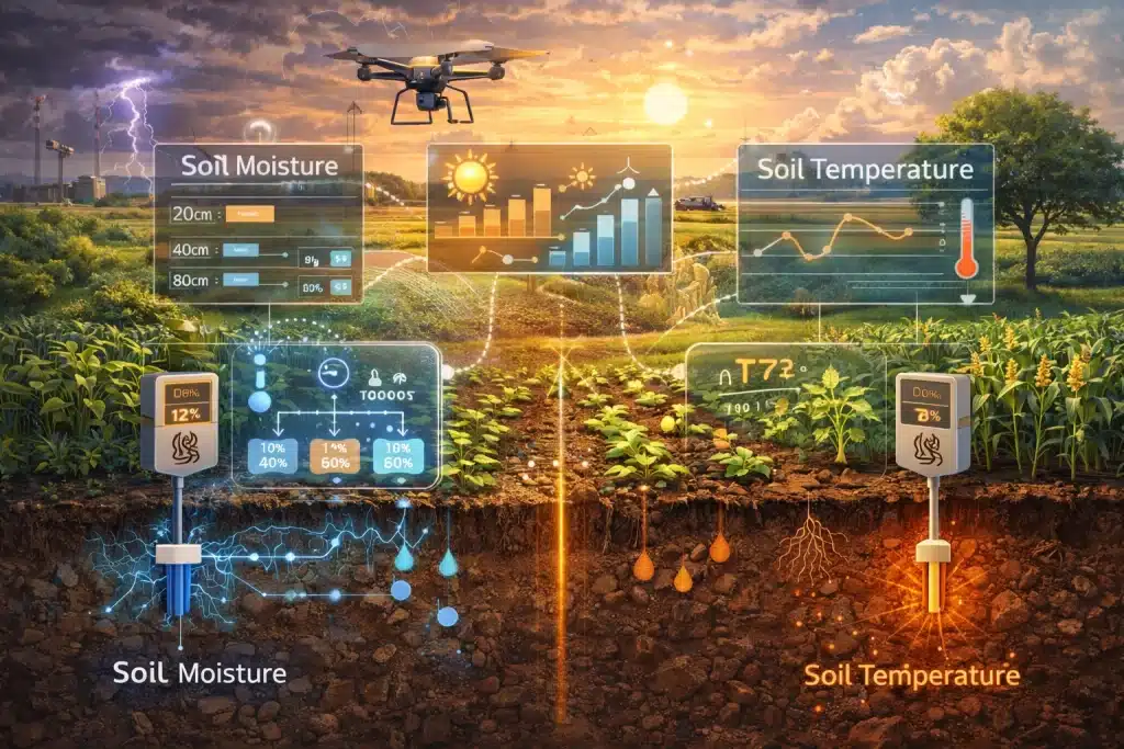 How Soil Moisture and Temperature Data Improve Crop Yield Forecasting
